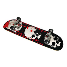 Load image into Gallery viewer, CS 31&quot; Wooden Skateboard (E066) -Bloody Skull