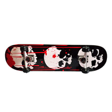 Load image into Gallery viewer, CS 31&quot; Wooden Skateboard (E066) -Bloody Skull