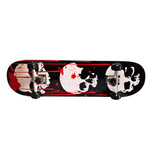 CS 31" Wooden Skateboard (E066) -Bloody Skull