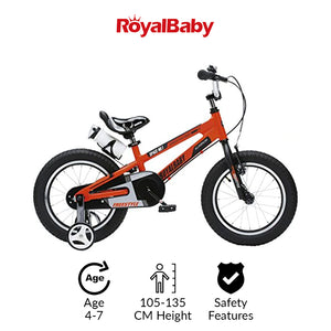 RoyalBaby Space No. 1 Aluminum Kids Bike 16"-Orange