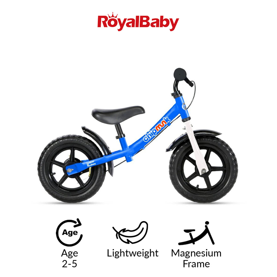RoyalBaby Chipmunk Steel Balance Bike for 2-5 Years Old with Brake 12