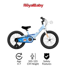 Load image into Gallery viewer, RoyalBaby Chipmunk Kids Bike 12&quot; Blue for 2-5 Years Old Chipmunk Submarine Bike