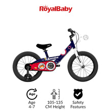 Load image into Gallery viewer, RoyalBaby Chipmunk Kids Bike 12&quot; Navy Blue for 2-5 Years Old Chipmunk Submarine Bike