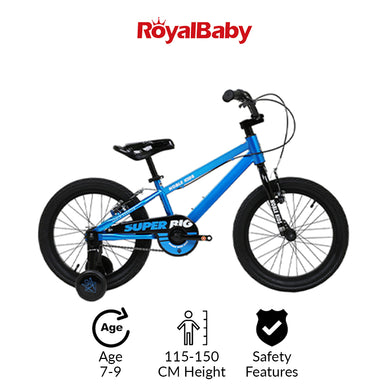 RoyalBaby Noble Super Big Kids Bike 18''-Blue
